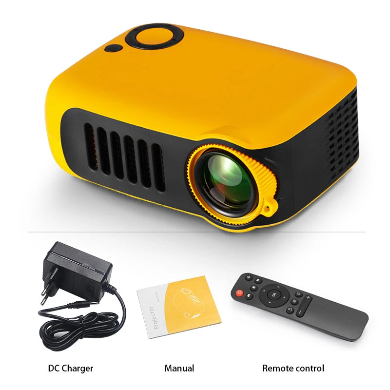 Mini projecteur portable 4K LED — home cinéma HD résolution ultra haute définition