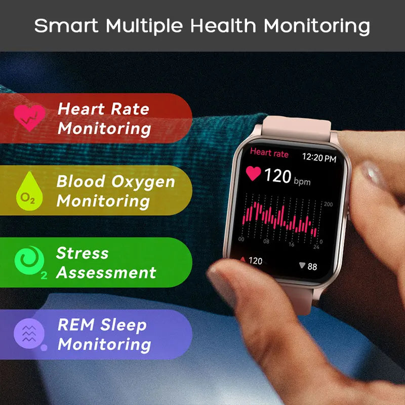 Montre connectée femme — bracelet interchangeable sport et mode NovaByte