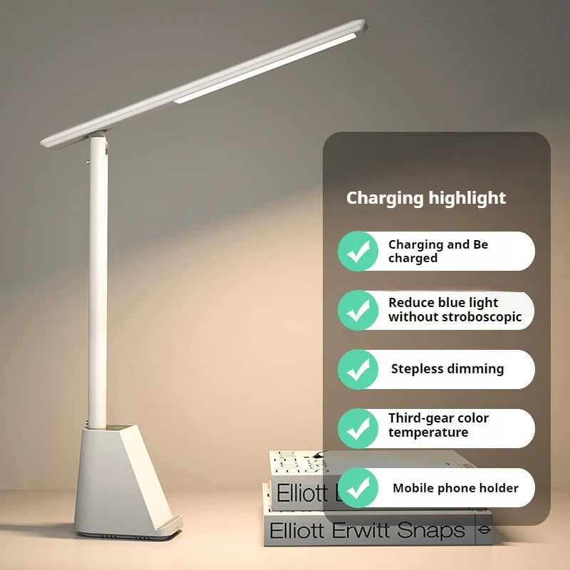 Lampe de Bureau LED Pliable Sans Fil 15W