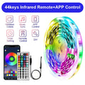 Bande LED musicale RGB — application mobile contrôle couleur et intensité NovaByte