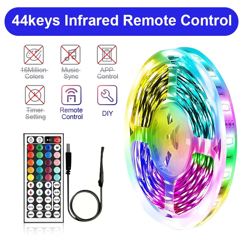 LED RGB synchronisation musique — ambiance lumineuse dynamique NovaByte