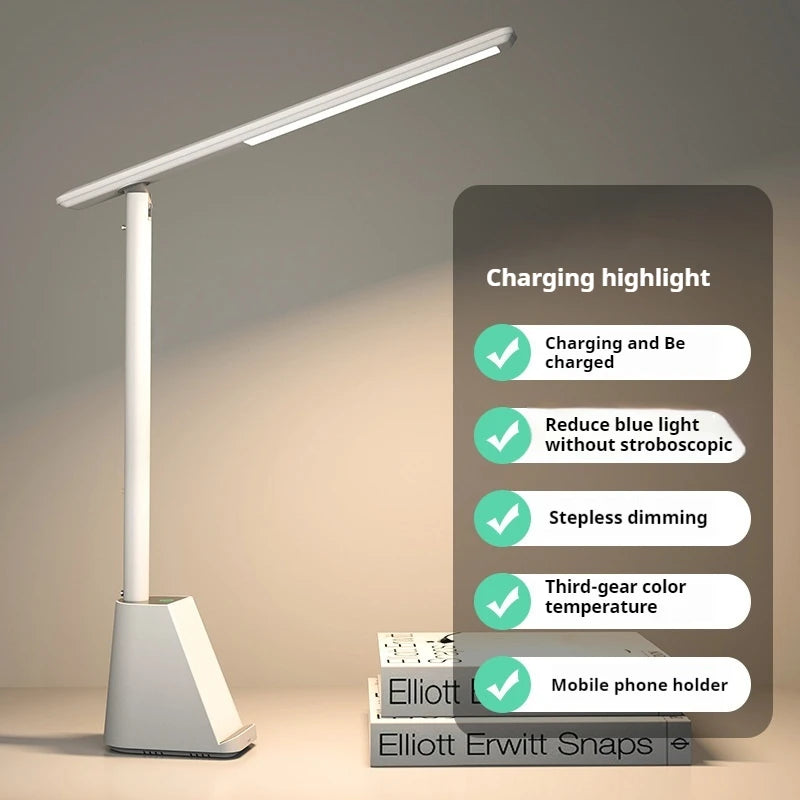 Lampe de Bureau LED Pliable Sans Fil 15W
