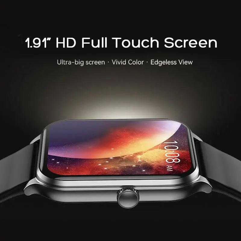 Smartwatch femme — écran AMOLED coloré notifications et appels NovaByte