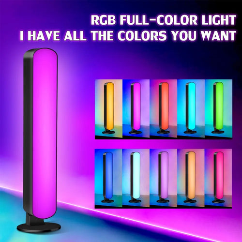 LED RGB ambiante — barre lumineuse derrière TV écran gaming NovaByte